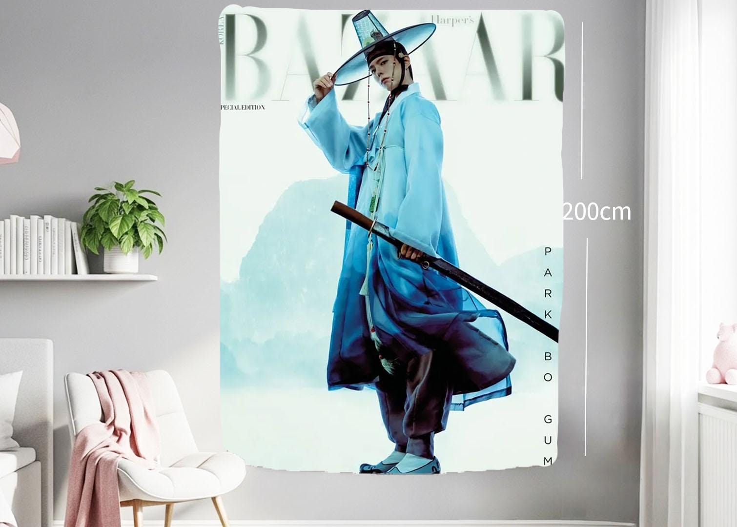 Park Bo Gum Hanging Tapestry | Personalized Wall Art | Polyester Fabric | Ship Flag Banner