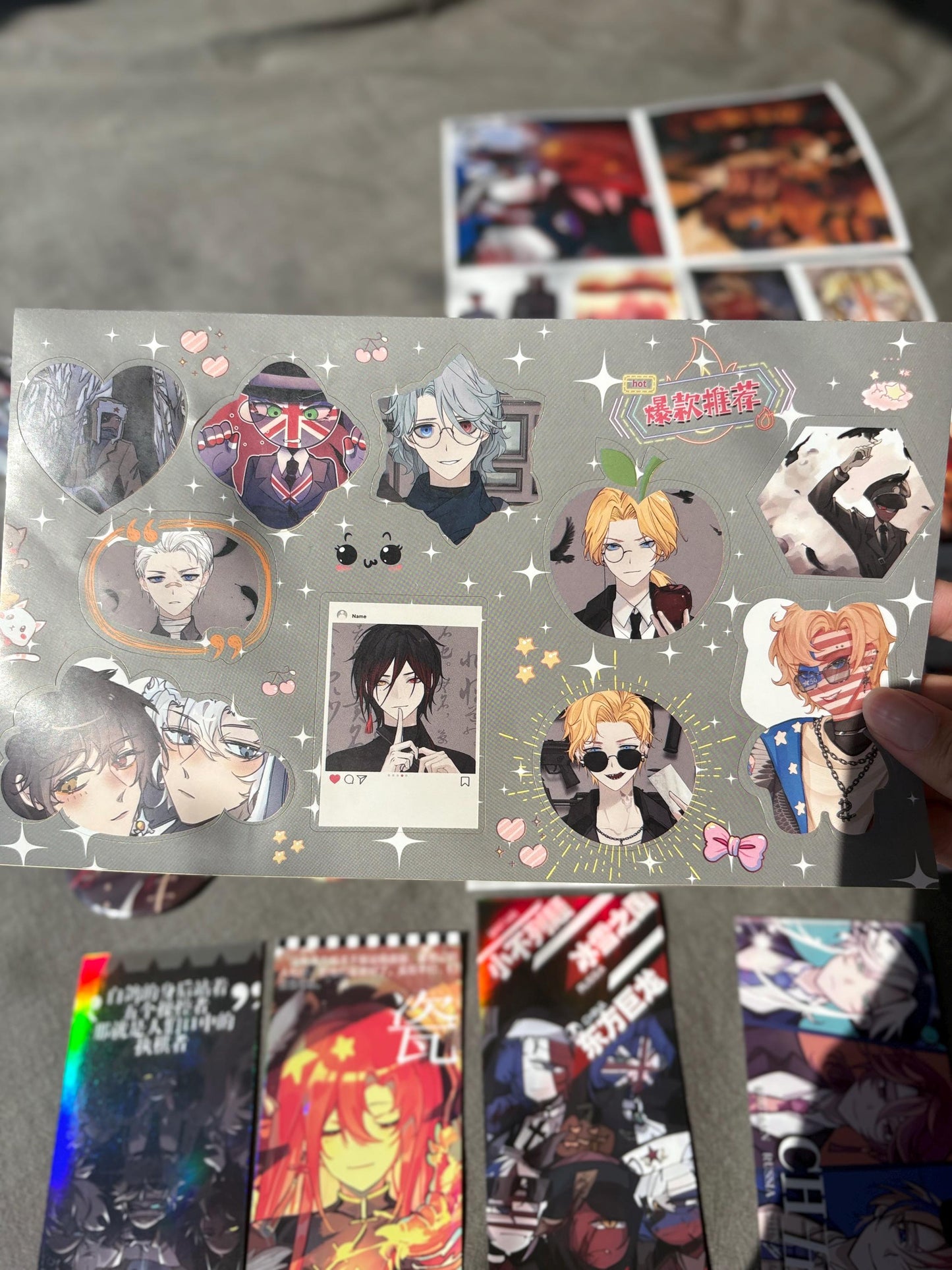 Country Human Amaze Box 120pcs+! Badges Photocards Poster Keychain Amaze Box |