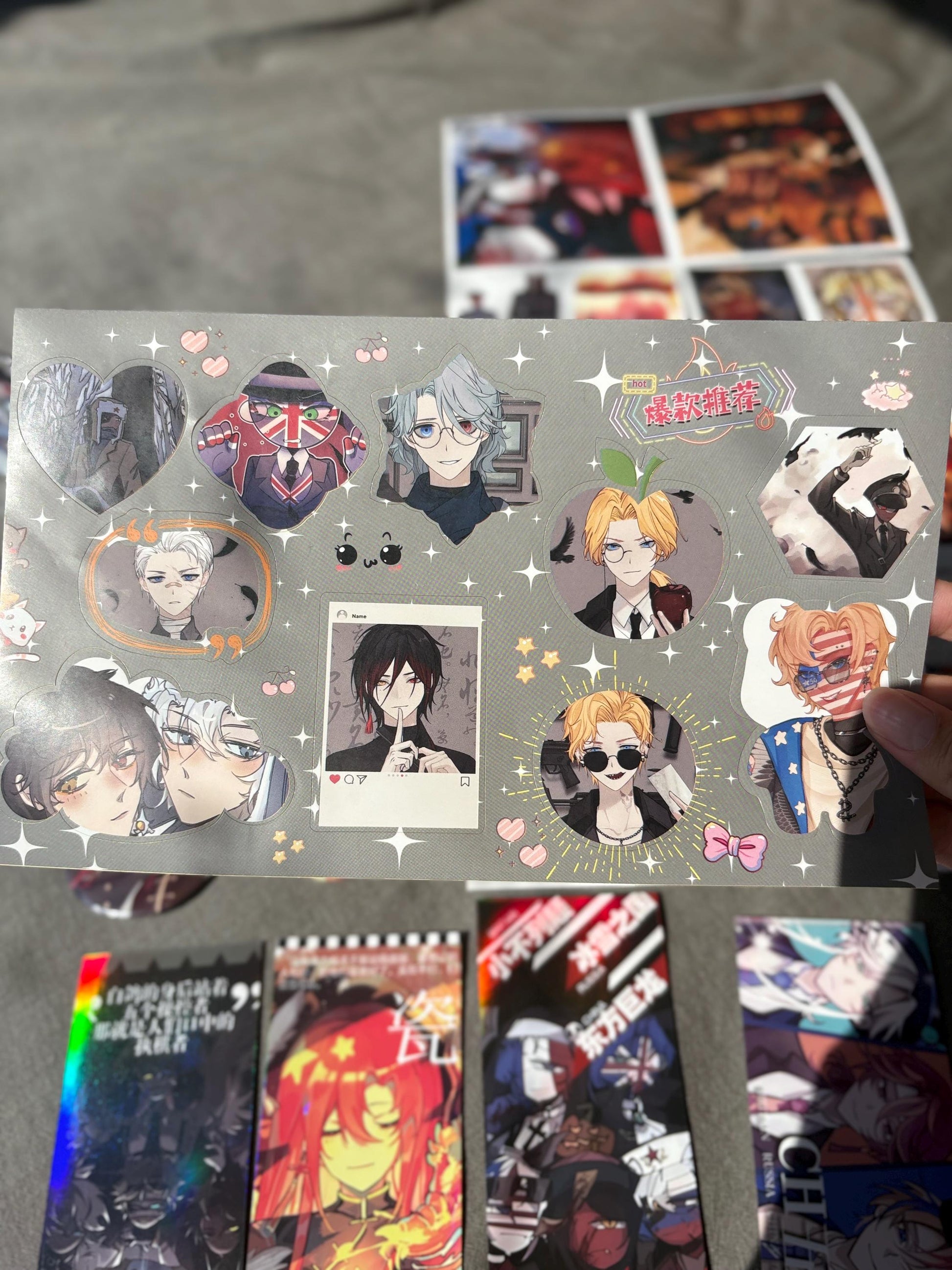 Country Human Amaze Box 120pcs+! Badges Photocards Poster Keychain Amaze Box |