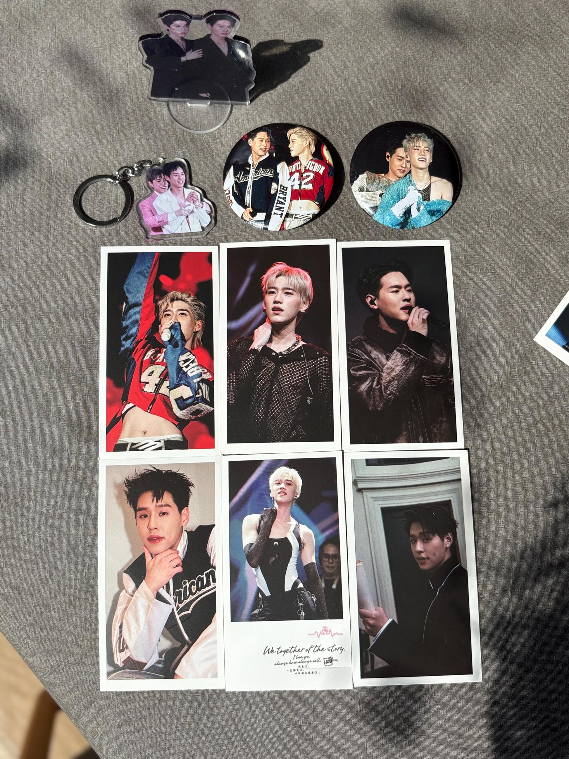 Billkin & PP Krit Goodies Box 20pcs+! Badges Photocards Poster Keychain | I told sunset about you
