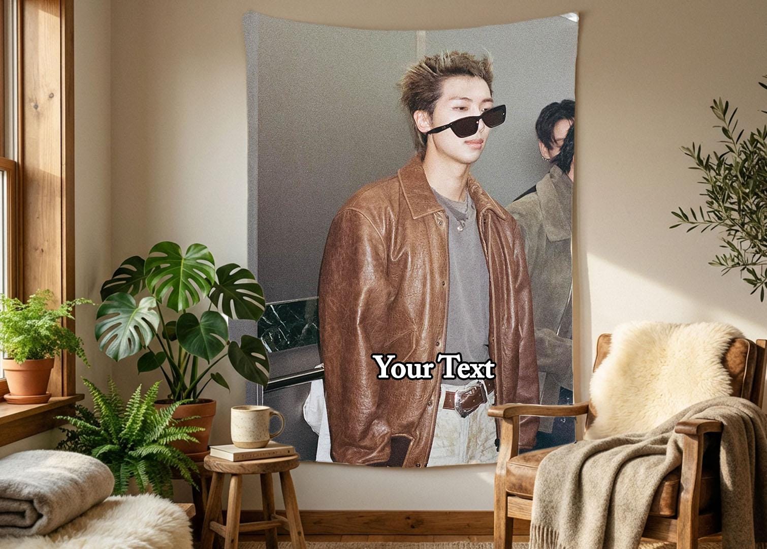 Namjoon Hanging Tapestry | Bantan Boys | Personalized Wall Art | Polyester Fabric | Ship Flag Banner