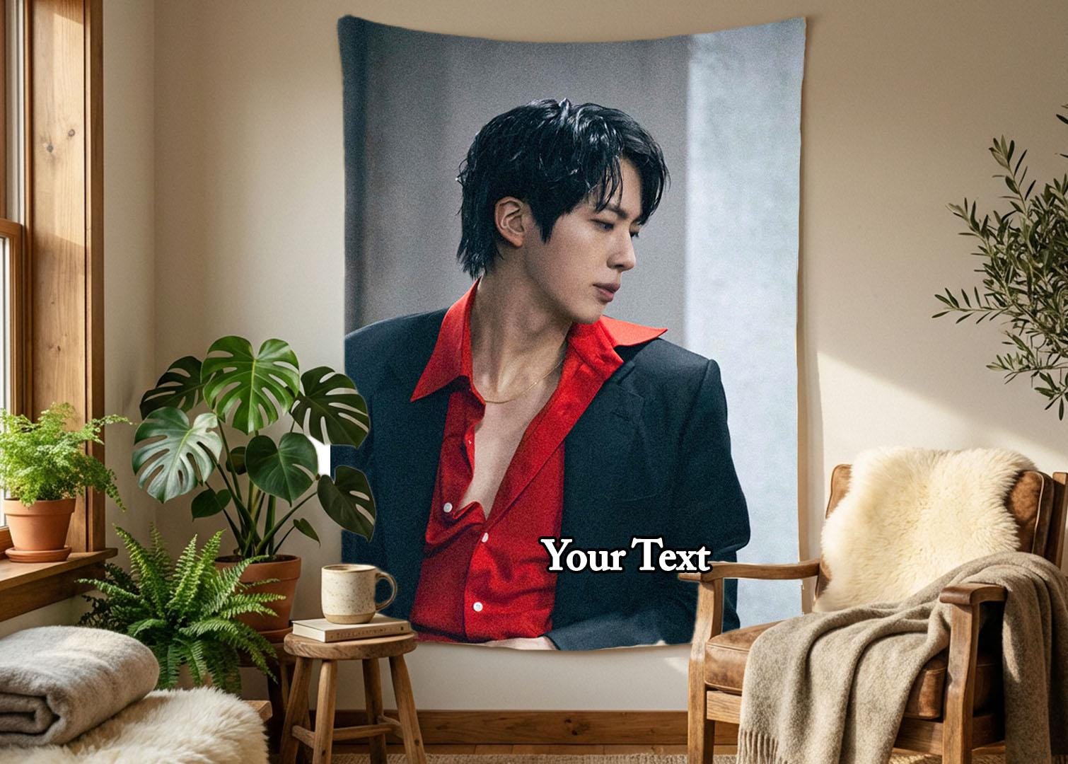 Jin Hanging Tapestry | Bantan Boys | Personalized Wall Art | Polyester Fabric | Ship Flag Banner