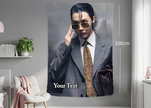 J-Hope Hanging Tapestry | Bantan Boys | Personalized Wall Art | Polyester Fabric | Ship Flag Banner