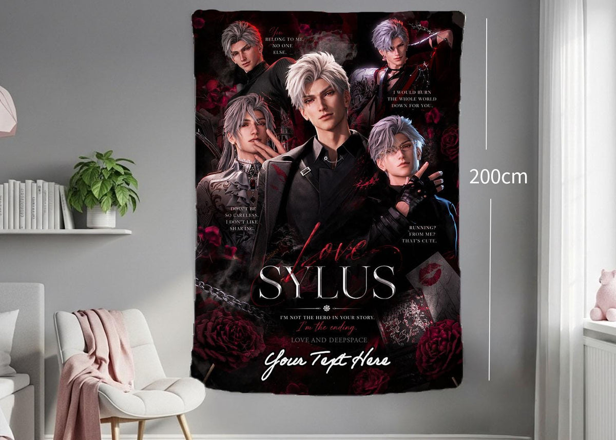 Sylus Hanging Tapestry | Love and Deepspace | Personalized Wall Art | Polyester Fabric | Ship Flag Banner