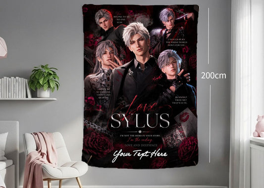 Sylus Hanging Tapestry | Love and Deepspace | Personalized Wall Art | Polyester Fabric | Ship Flag Banner