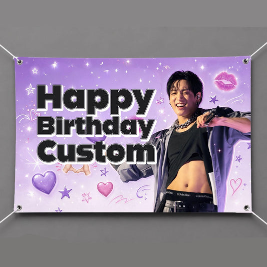 Jungkook Arirang Tour Wall Banner | Custom Fan Tapestry | K-Pop Room Decor, Dorm Decor & Gift
