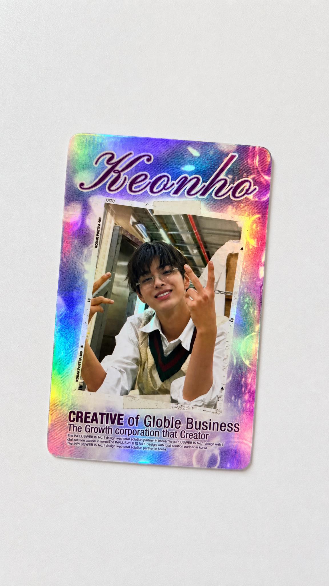 Keonho CORTIS Kpop Photocards Set: Holographic Lomo Cards (50 Pcs)