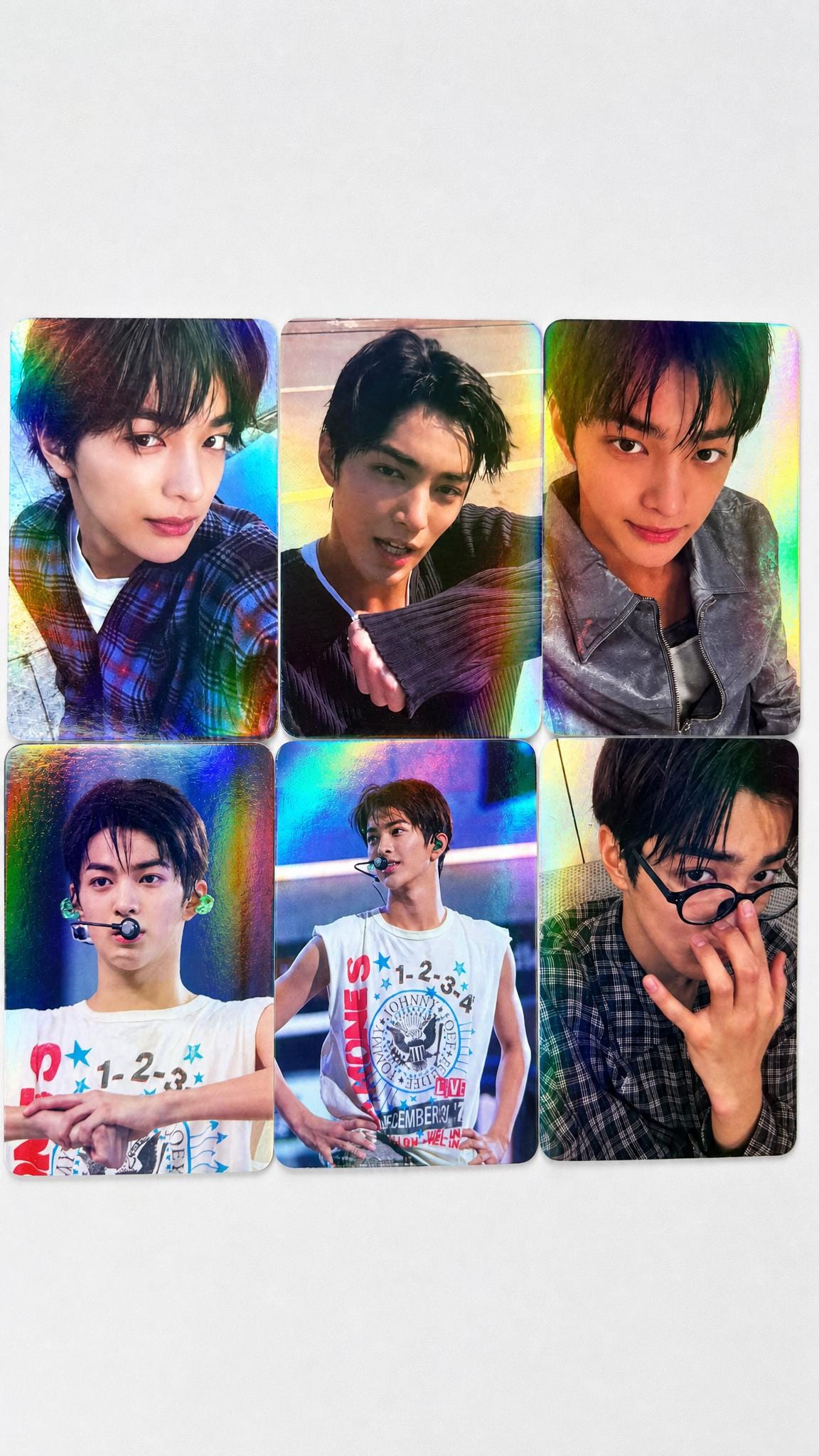 Keonho CORTIS Kpop Photocards Set: Holographic Lomo Cards (50 Pcs)