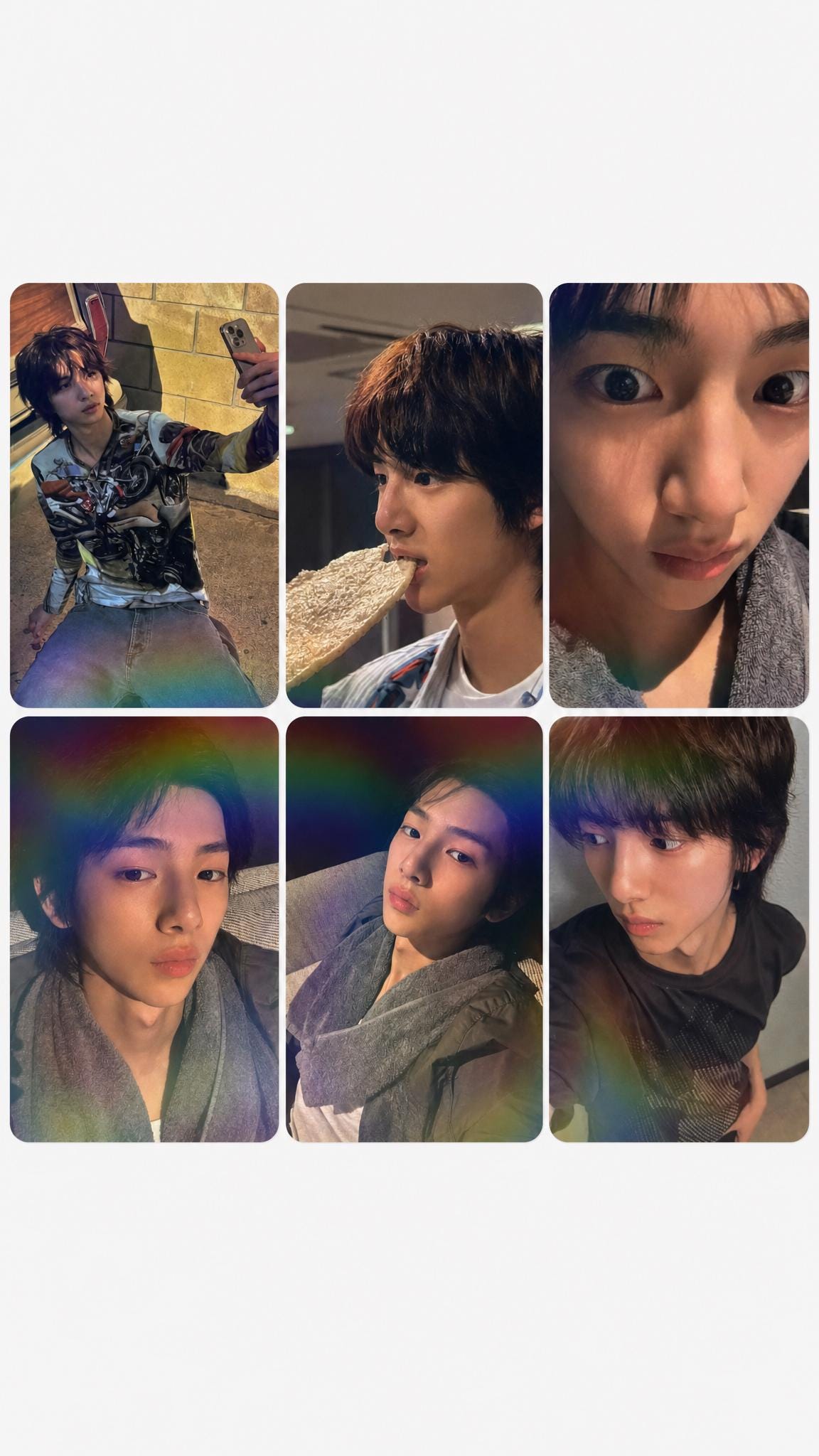 Juhoon CORTIS Kpop Photocards Set: Holographic Lomo Cards (55Pcs)