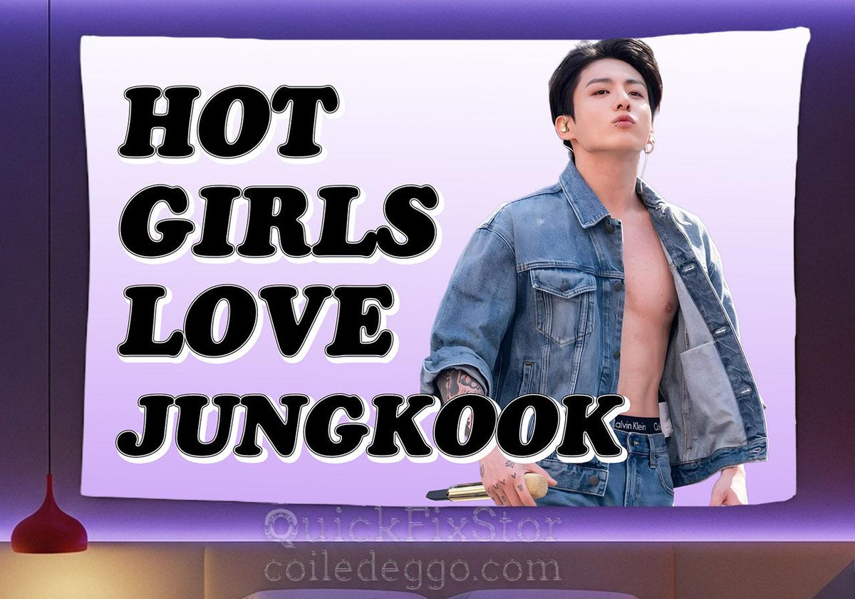 Jungkook Hanging Tapestry | Bantan Boys | Personalized Wall Art | Polyester Fabric | Ship Flag Banner