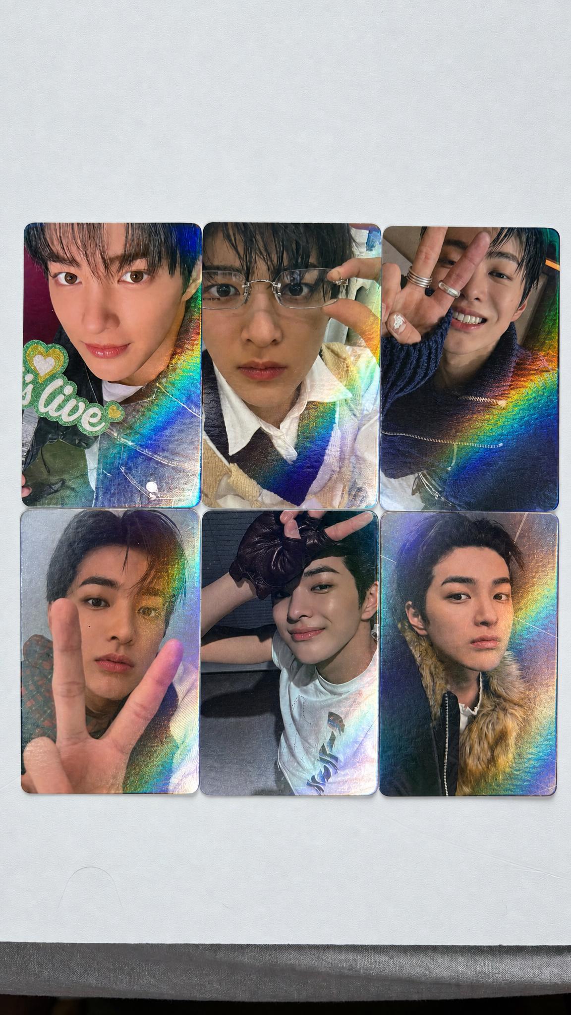 Keonho CORTIS Kpop Photocards Set: Holographic Lomo Cards (50 Pcs)