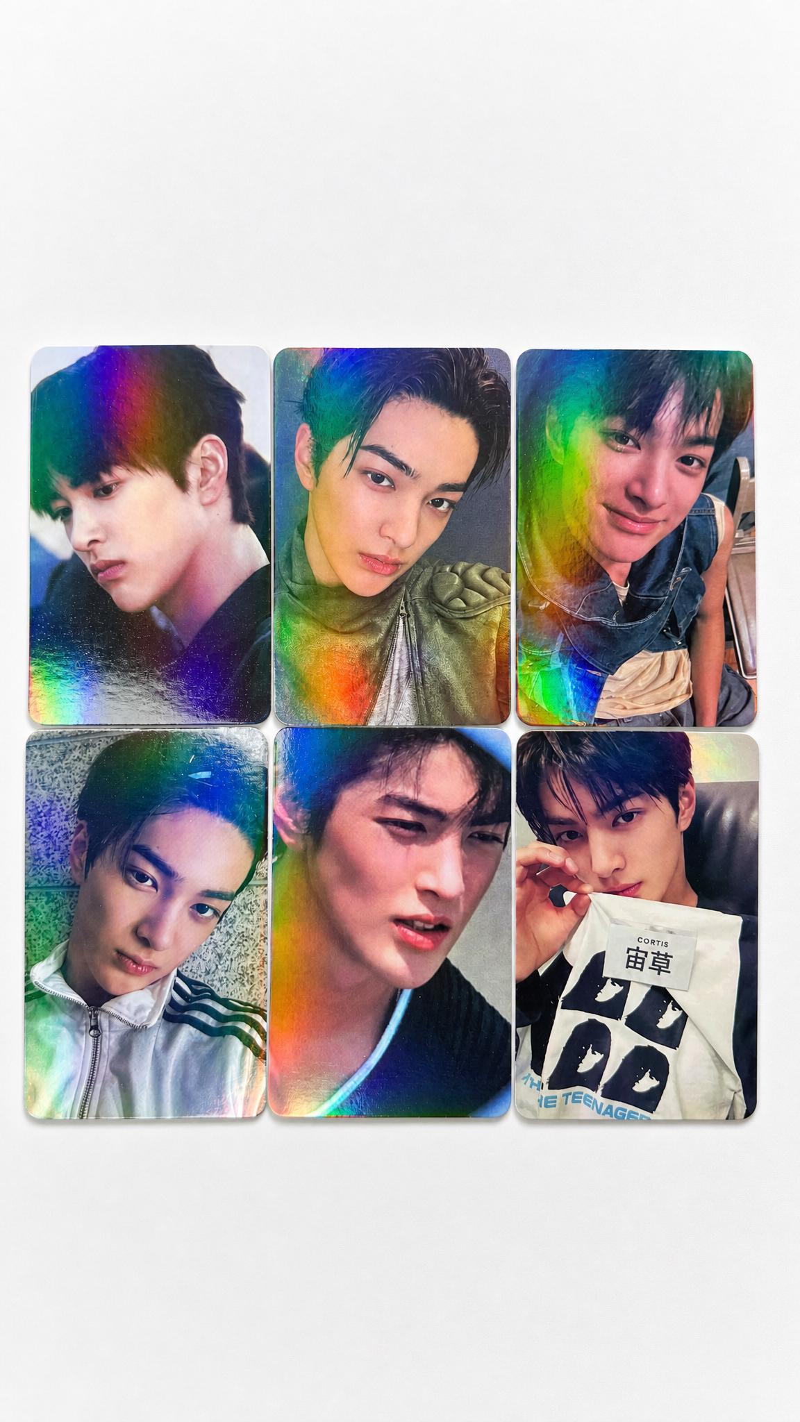 Keonho CORTIS Kpop Photocards Set: Holographic Lomo Cards (50 Pcs)