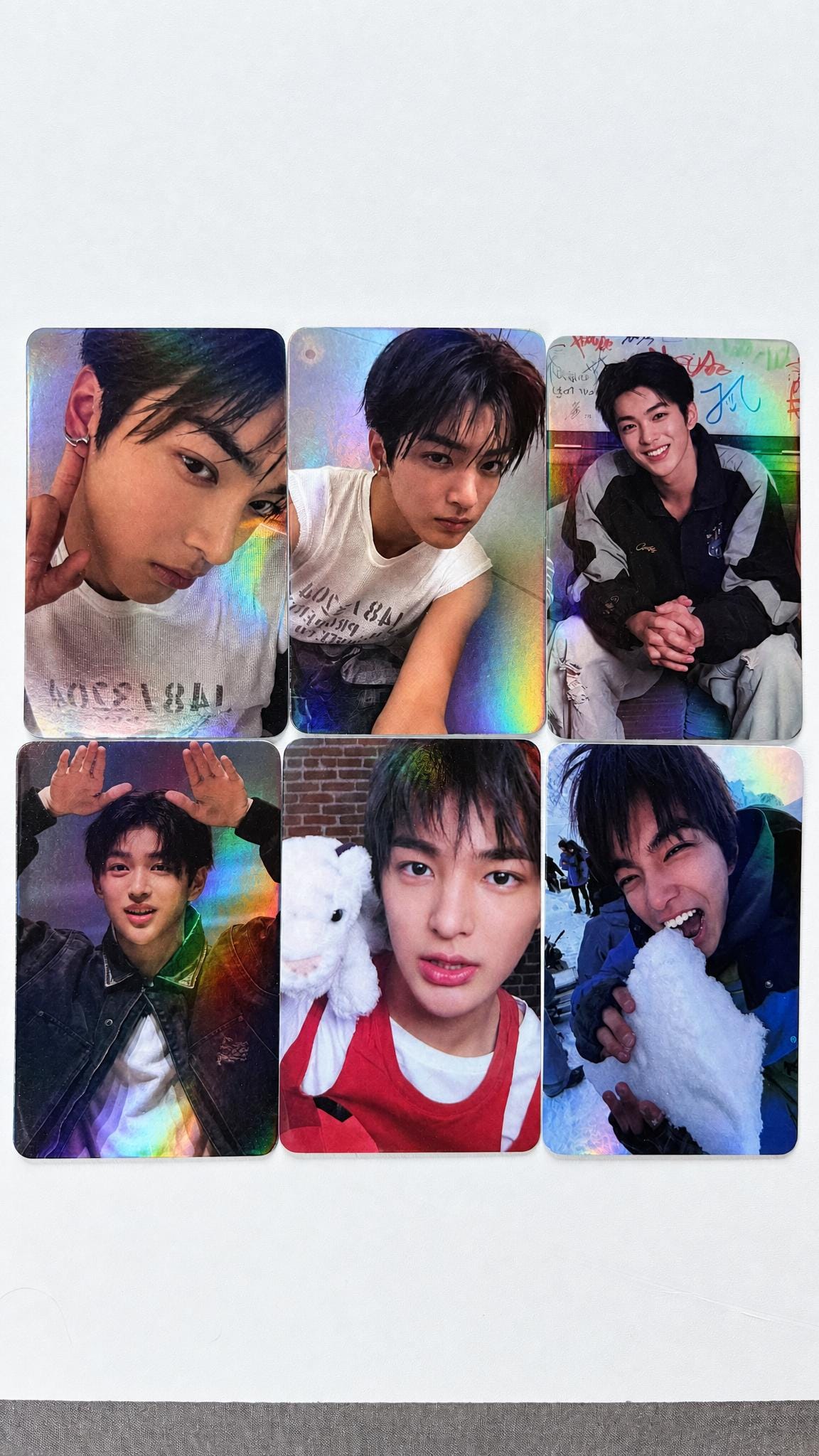 Keonho CORTIS Kpop Photocards Set: Holographic Lomo Cards (50 Pcs)