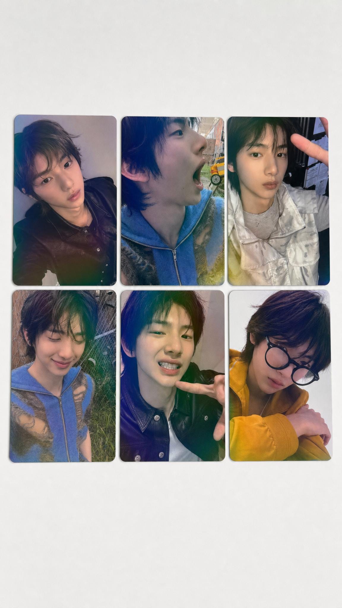 Juhoon CORTIS Kpop Photocards Set: Holographic Lomo Cards (55Pcs)