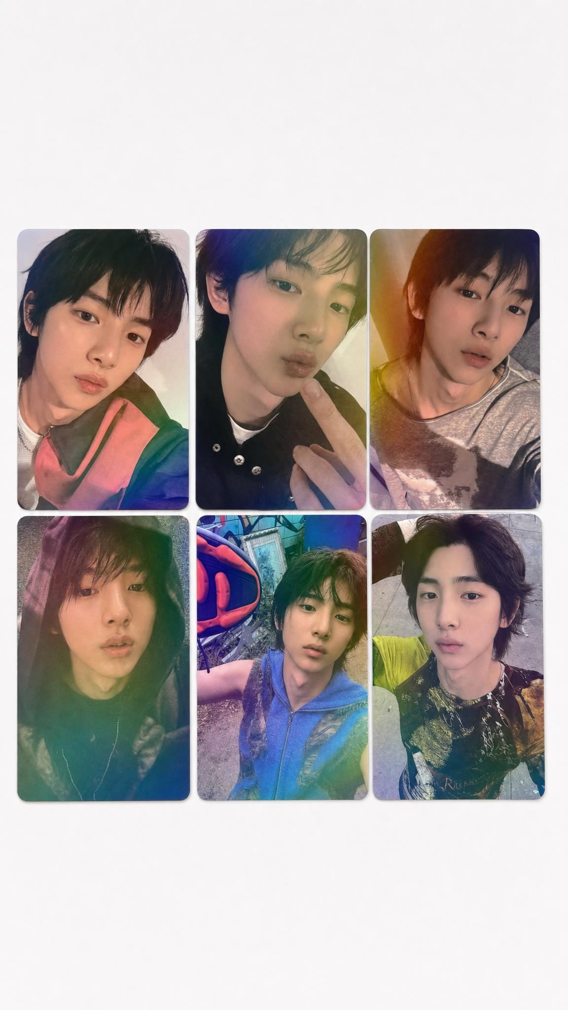 Juhoon CORTIS Kpop Photocards Set: Holographic Lomo Cards (55Pcs)