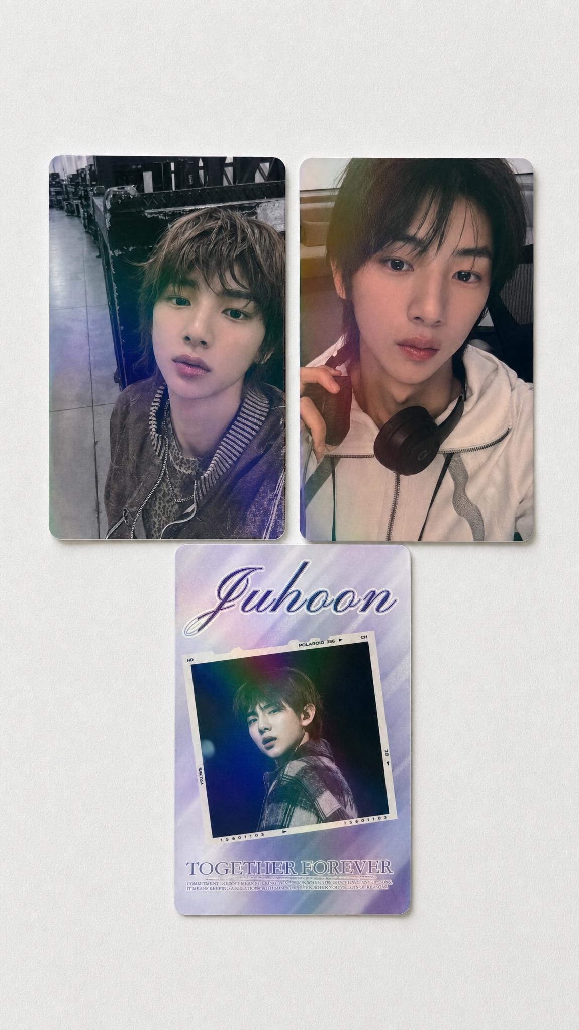 Juhoon CORTIS Kpop Photocards Set: Holographic Lomo Cards (55Pcs)