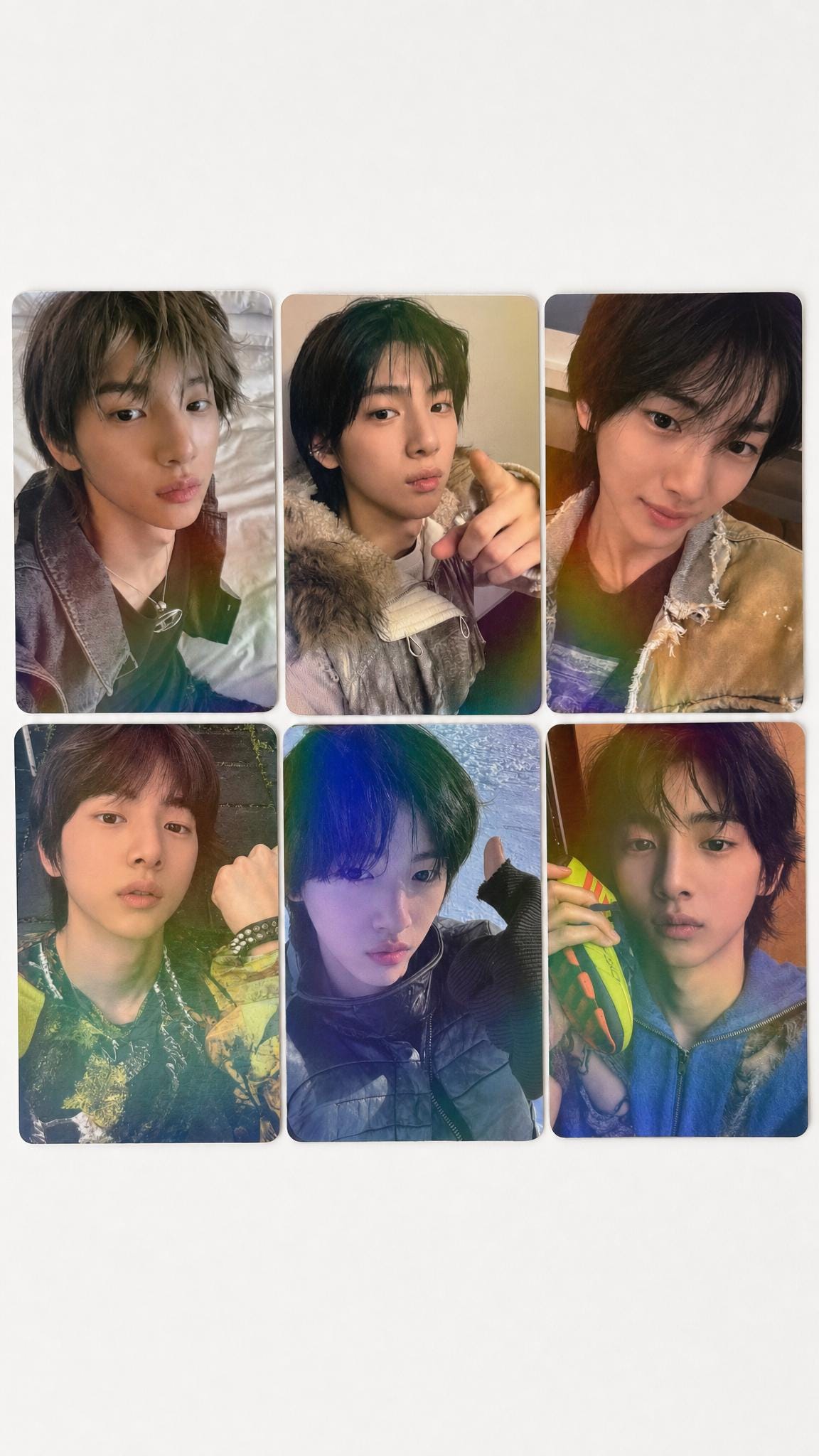 Juhoon CORTIS Kpop Photocards Set: Holographic Lomo Cards (55Pcs)