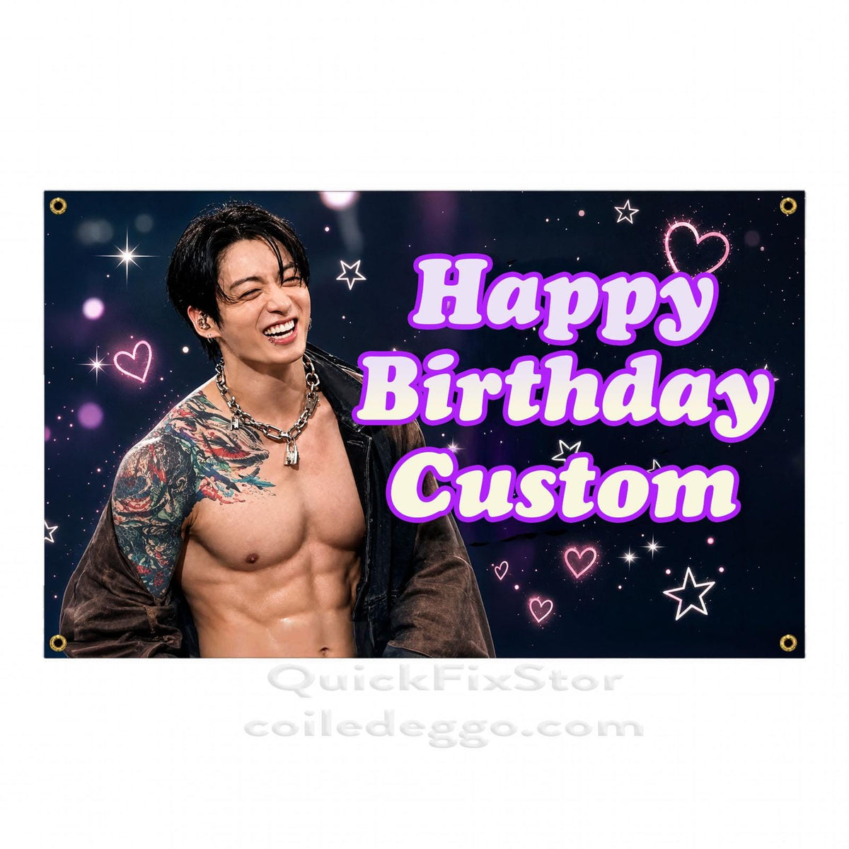 Jungkook Arirang Tour Wall Banner | Custom Fan Tapestry | K-Pop Room Decor, Dorm Decor & Gift