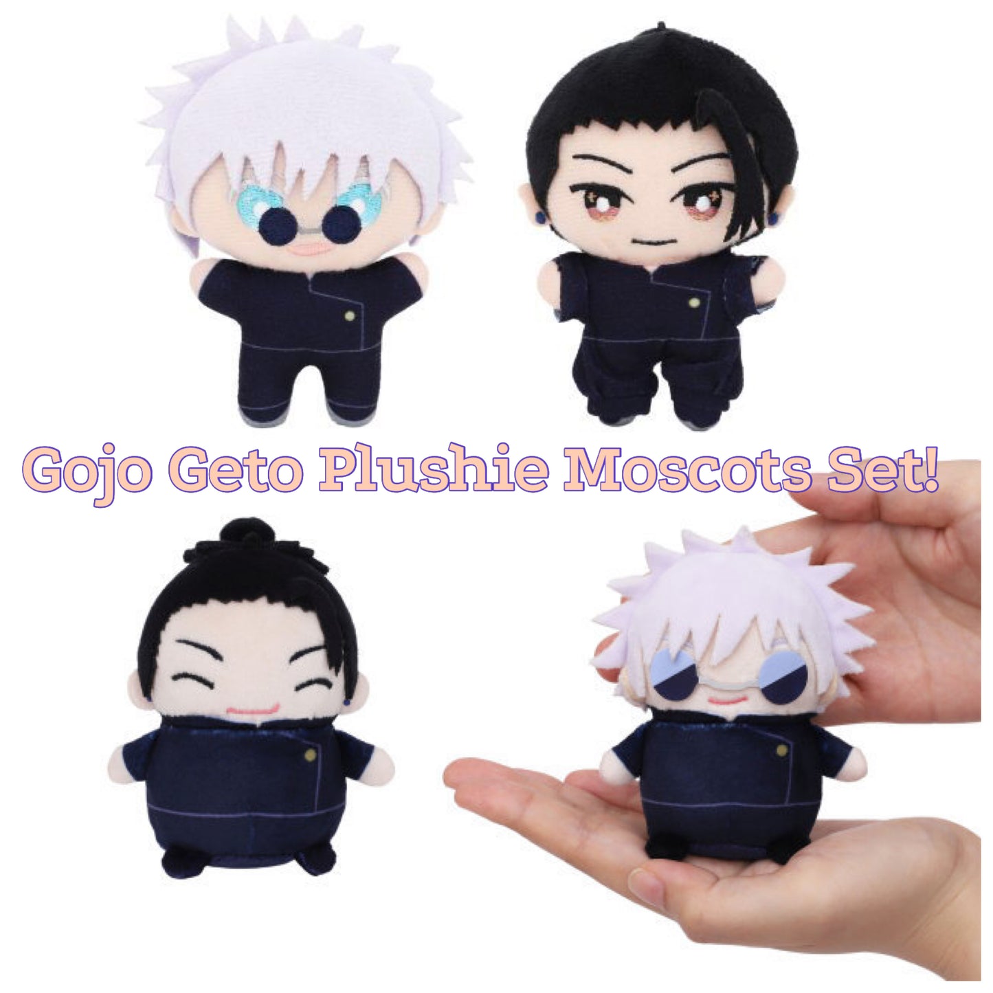 Jujutsu Kaisen Plush Mascot Official Satoru Gojo Suguru Geto jjk gift J021