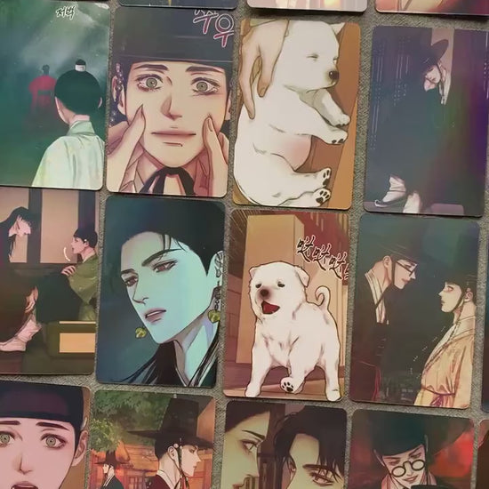 Ghost's Nocturne 55pc Laser cards Lee Nok Jae Shin Yaoi Manhwa BL manga C040