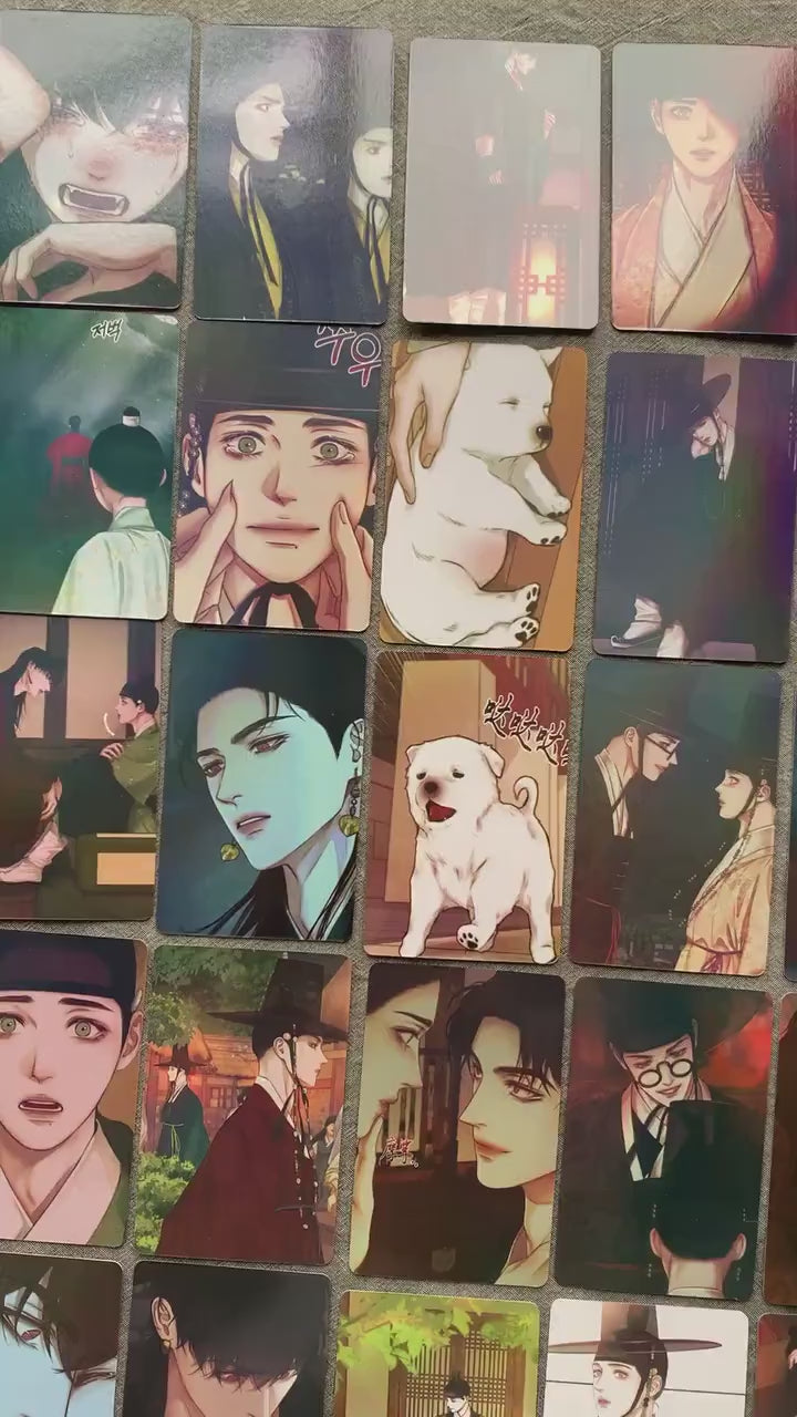 Ghost's Nocturne 55pc Laser cards Lee Nok Jae Shin Yaoi Manhwa BL manga C040