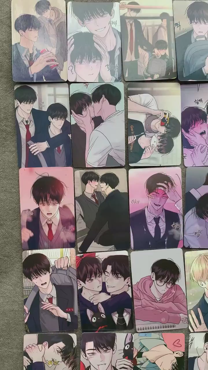 Save the Dae 55pc Laser cards Monday Savior Ciel mon lundi Yaoi Manhwa BL manga C044