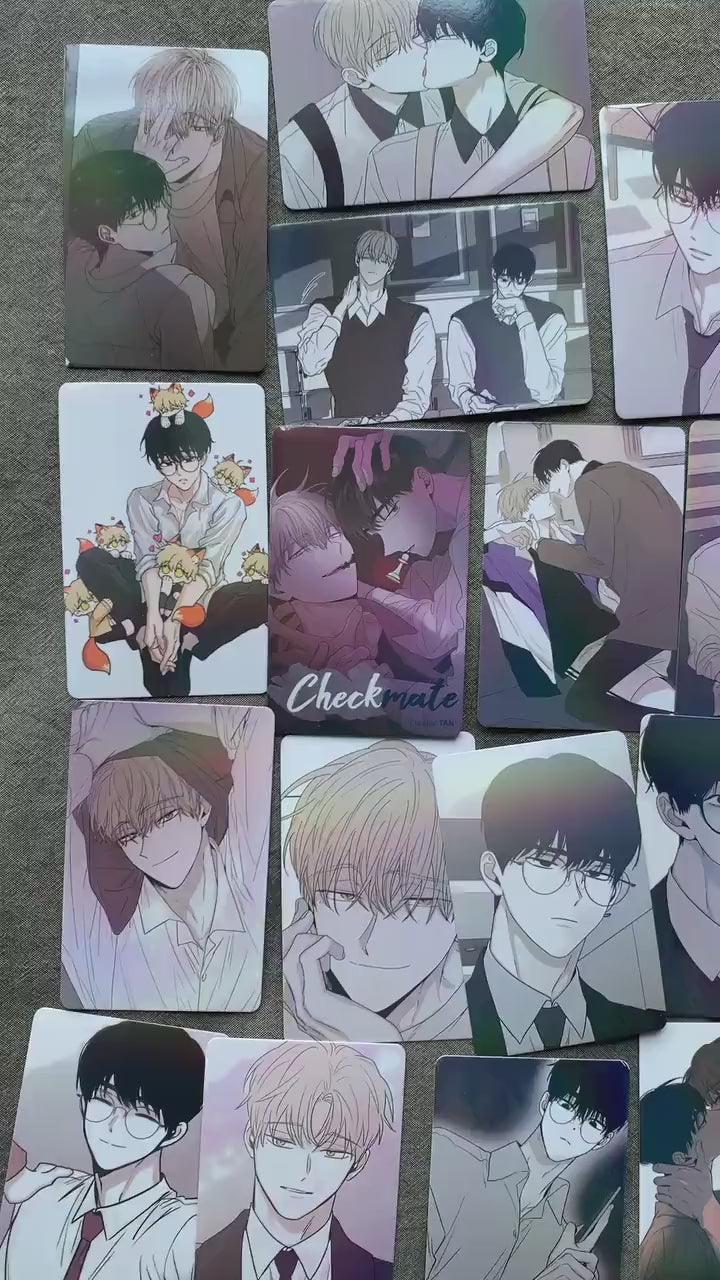 Checkmate 55pc Laser Lomo cards Soohyun Jung Eunsung Yaoi Korean Manhwa BL manga C020