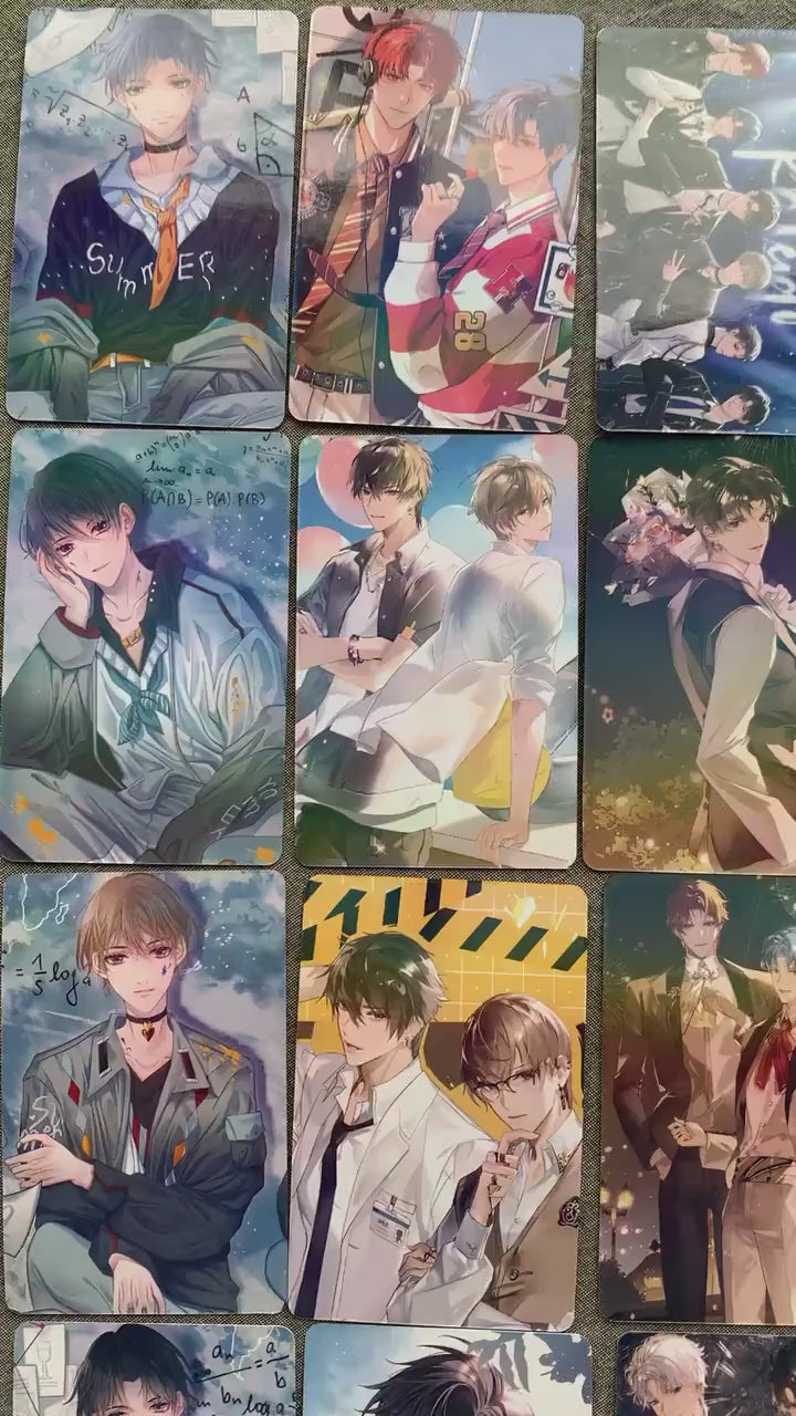 Fanservice Paradox 55pc holographic cards  Fang Juexia Pei Tingsong Jiang Miao Ling Yi Lu Yuan He Ziyan Yaoi Manhwa BL manga C046