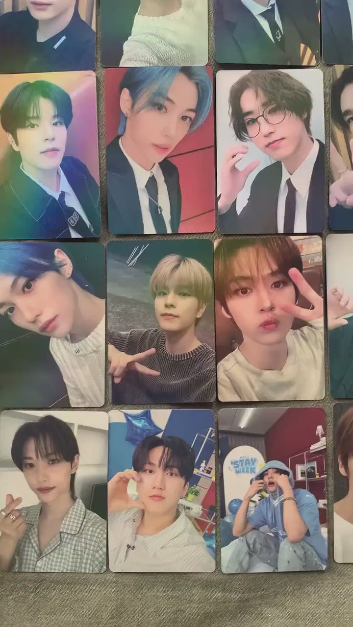 Stray Kids 55pc lomo cards Chk Chk Boom 5 stars Merch KPOP Photocards Felix Bangchan Leeknow Hyunjin Lomo Card C090