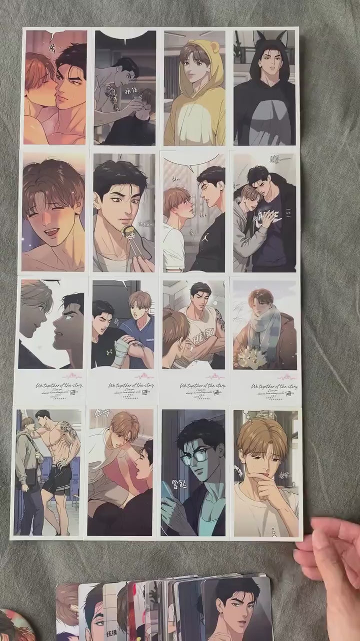 Jinx goodies set - Jaekyung Kim Dan Mingwa Manhwa Yaoi BL manga merch Fan made C049