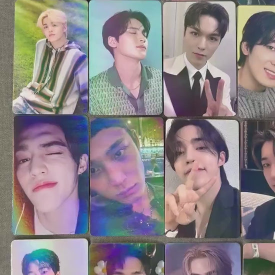 Seventeen 50pc/set  Laser Photocards SCoups Jeonghan Joshua Jun Hoshi Wonwoo Woozi DK Mingyu The8 Seungkwan Vernon Dino Kpop Lomo Cards