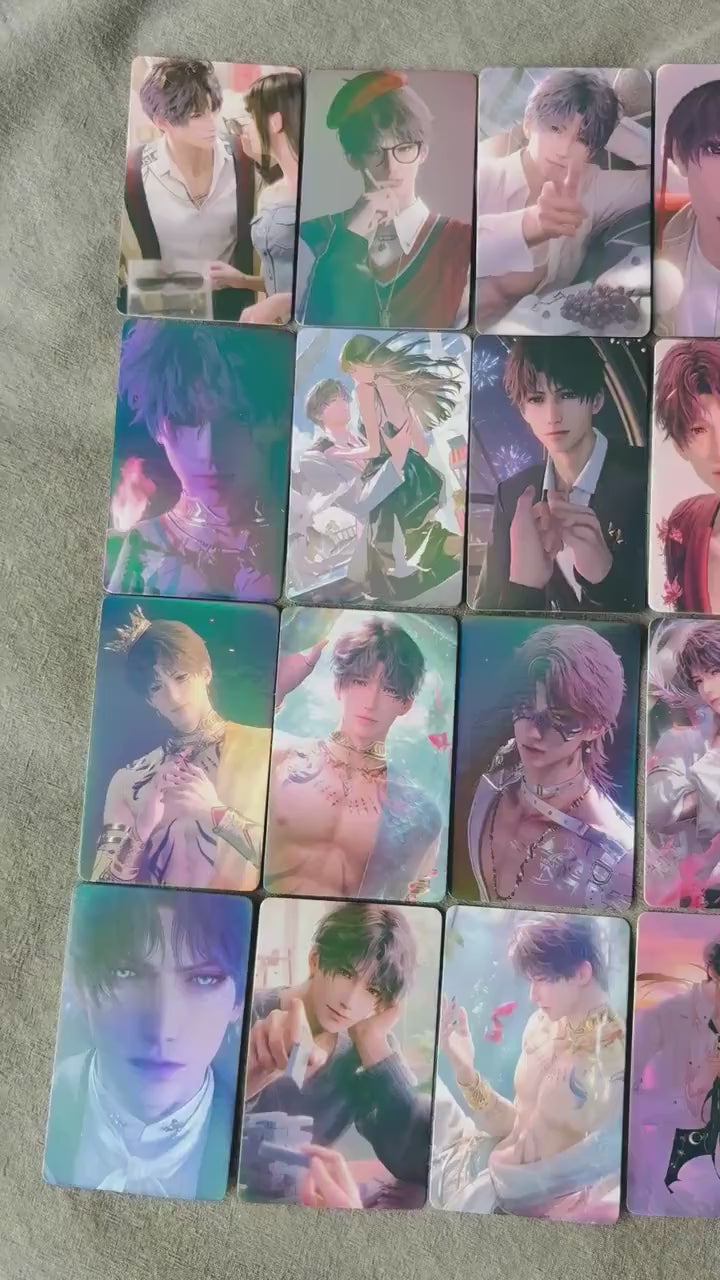Rafayel Holographic Lomo Cards: Love and Deepspace Gamer Gift (50pcs)