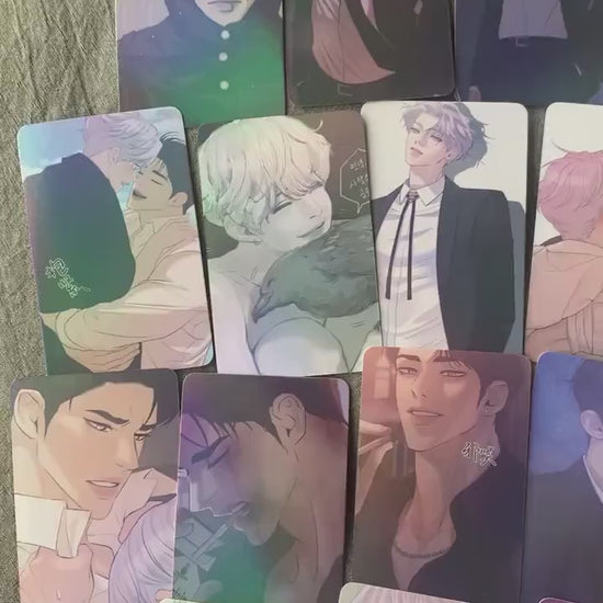 Pearl Boy 55pc Laser Lomo cards Kang Dooshik Jin Joosha Yaoi  Korean Manhwa BL manga C016