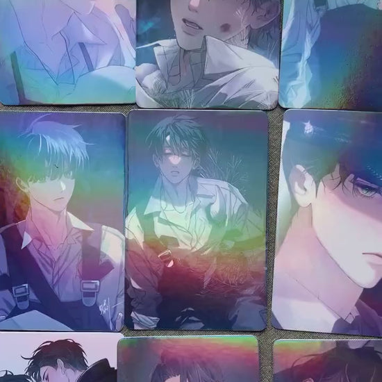 Little Mushroom 55pc holographic Lomo cards Wrong But Still Right Lu Feng An Zhe Yaoi Korean Manhua SciFi BL manga C019