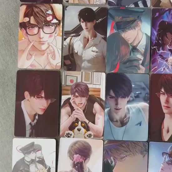 50pcs/set Caleb photo cards! Love and Deepspace LaDS Xavier Rafayel Zayne Caleb Otome gamer gift