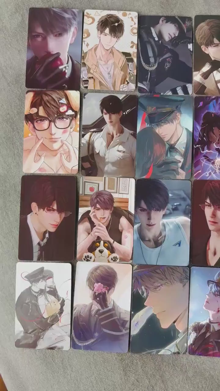 50pcs/set Caleb photo cards! Love and Deepspace LaDS Xavier Rafayel Zayne Caleb Otome gamer gift