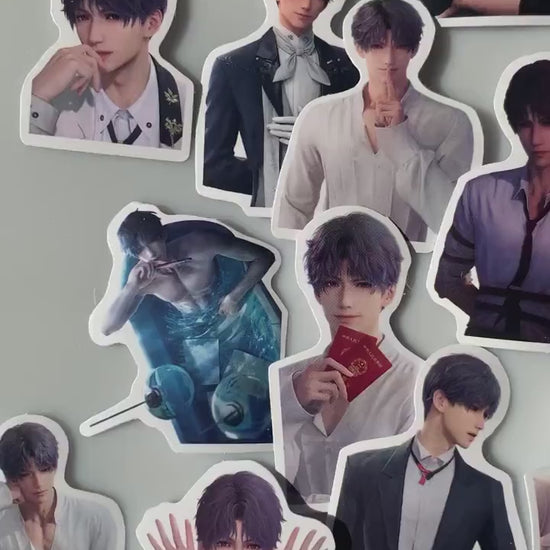 Love and Deepspace Rafayel Stickers: Vinyl Decals, 50pcs