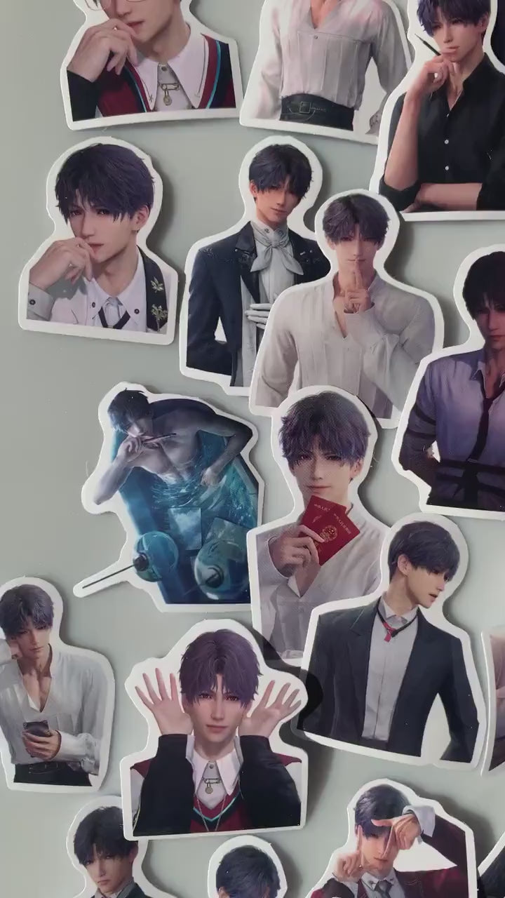 Love and Deepspace Rafayel Stickers: Vinyl Decals, 50pcs