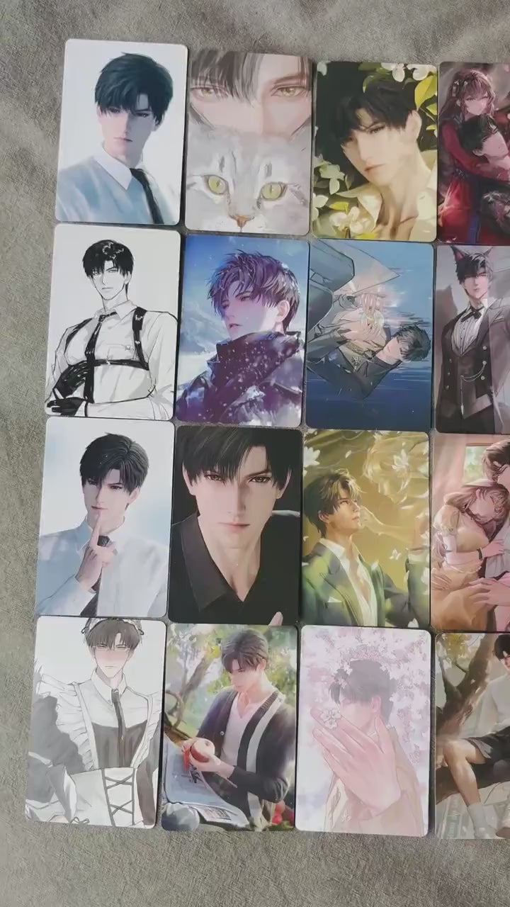 50pcs/set Zayne photo cards! Love and Deepspace LaDS Xavier Rafayel Zayne Caleb Otome gamer gift