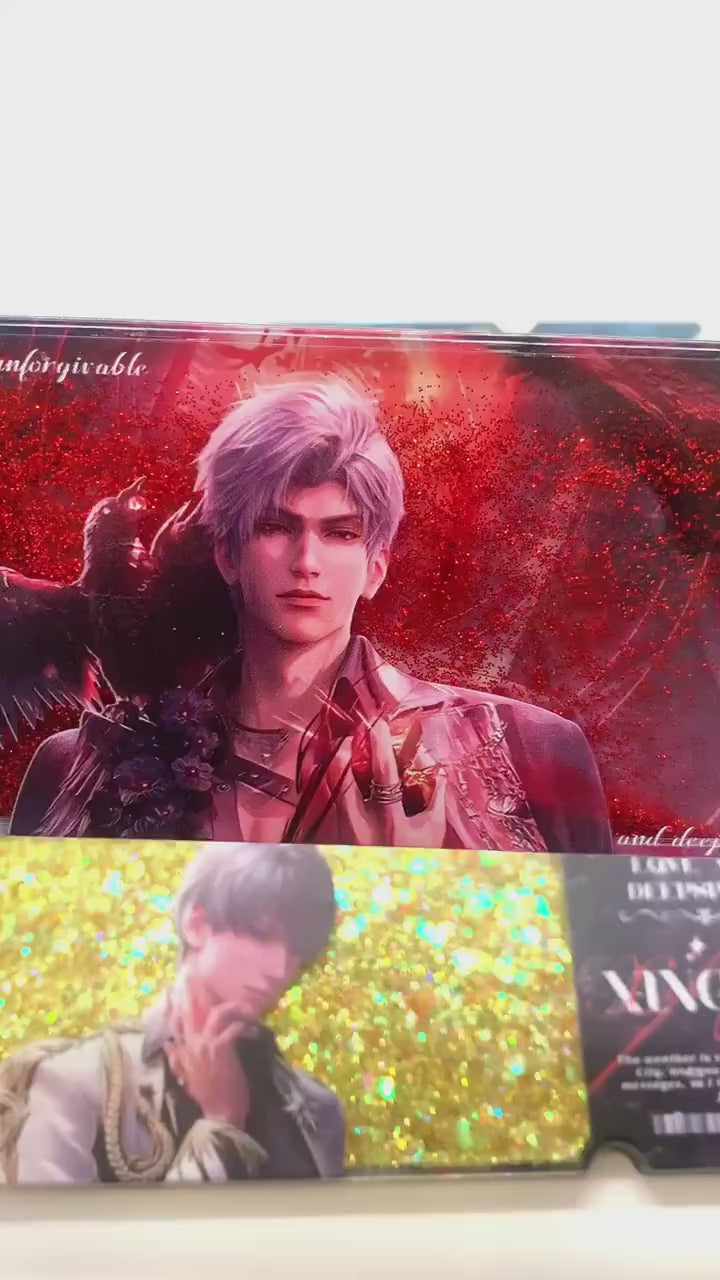 Love and Deepspace Acrylic Quicksand Tickets! Sylus Xavier Rafayel Zayne Otome gamer gift C349