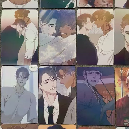 Taming The Tiger 55pc Laser cards Beom Geum Hoo Ahn Yaoi Manhwa BL manga C041