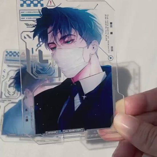 Little Mushroom Transparent Cards! Wrong But Still Right Lu Feng An Zhe Yaoi Korean Manhua SciFi BL manga C348