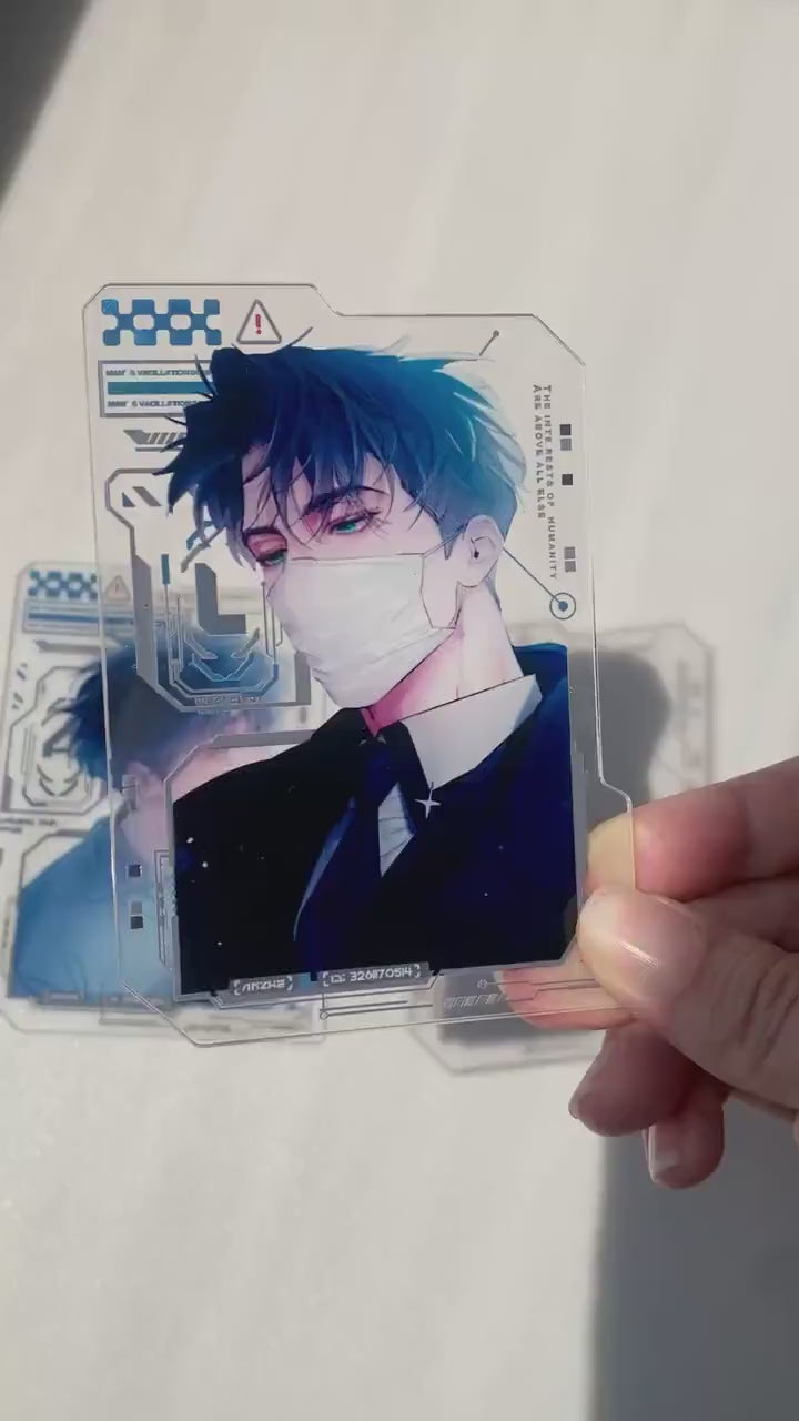 Little Mushroom Transparent Cards! Wrong But Still Right Lu Feng An Zhe Yaoi Korean Manhua SciFi BL manga C348