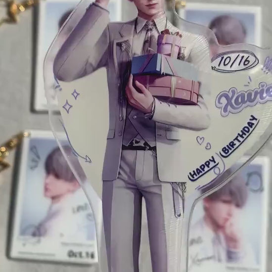 5pc/set Xavier stand and keychains! Love and Deepspace Xavier Rafayel Zayne Otome gamer gift C324