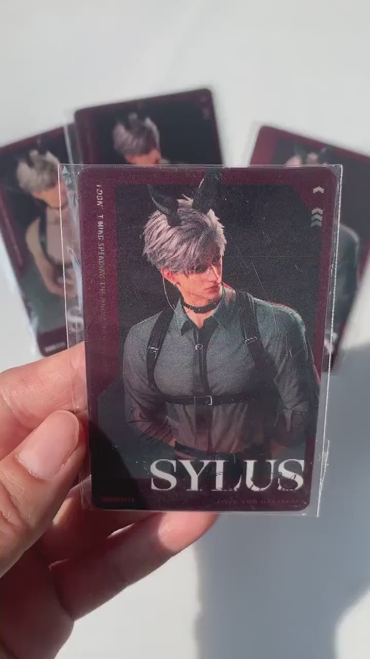 Sylus Sexy Card! Love and Deepspace Qinche Xavier Rafayel Zayne Otoge gamer Ita bag gift C224