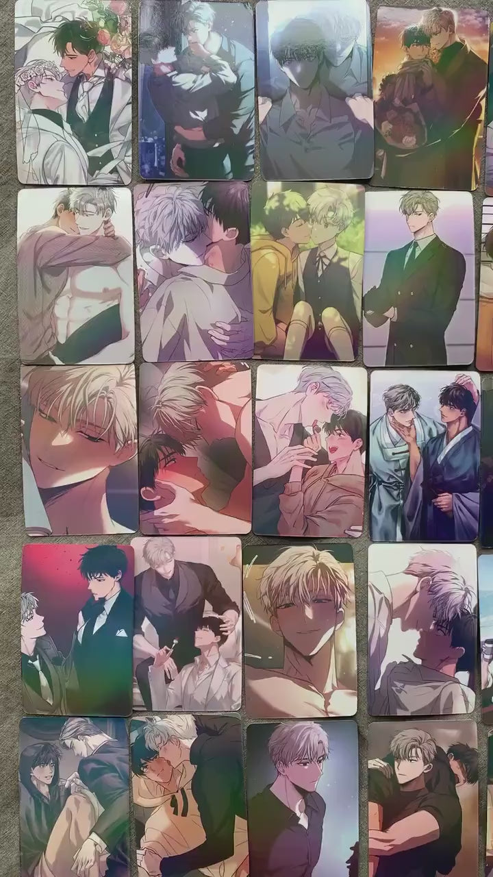 Passion 55pc Laser cards Kangjak Jeong Taeui Jeong Chang-in Jeong Jaeui Yaoi Manhwa BL manga C035