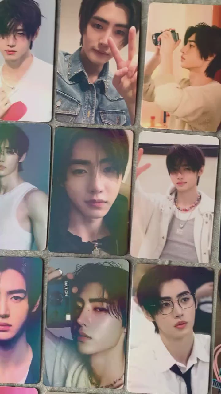 Sunghoon 55pc/set holographic cards E N H Y P E N Kpop boy group merch lomo photocards C179