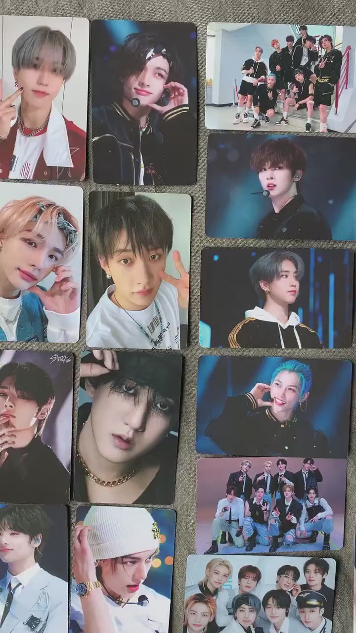 Stray Kids 55pc lomo cards Chk Chk Boom 5 stars Merch KPOP Photocards Felix Bangchan Leeknow Hyunjin Lomo Card C071