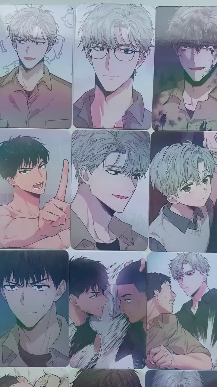 Passion 55pc Laser cards Kangjak Jeong Taeui Jeong Chang-in Jeong Jaeui Yaoi Manhwa BL manga C082