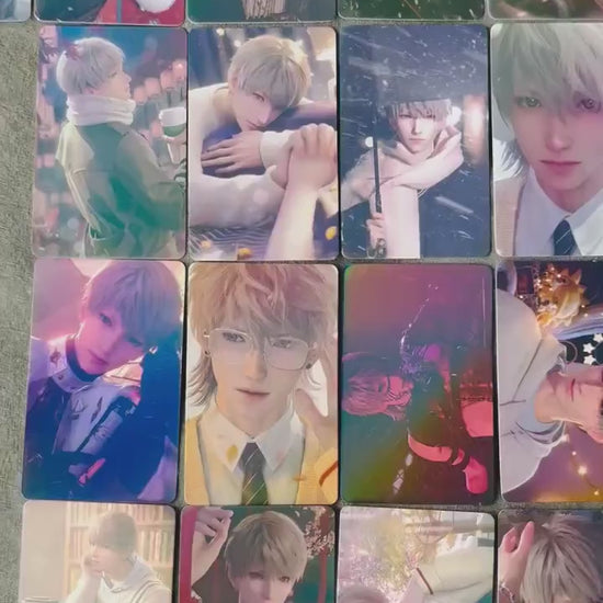 50pcs/set LaDS holographic cards! Love and Deepspace LaDS Xavier Rafayel Zayne Caleb Otome gamer gift